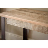 Fia Mango Wood & Iron Desk - Natural
