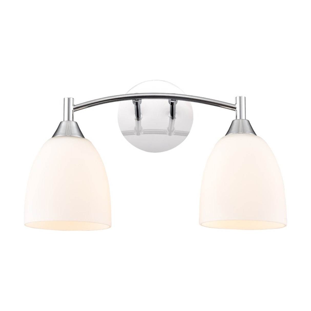 Emmy 2 light wall light in chrome finish