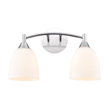 Emmy 2 light wall light in chrome finish