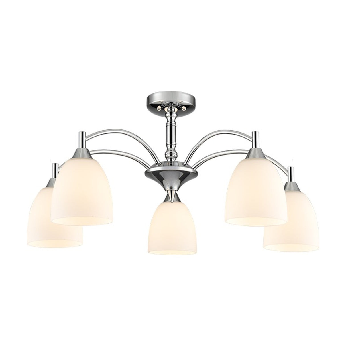 Emmy 5 light ceiling light in chrome finish