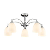 Emmy 5 light ceiling light in chrome finish