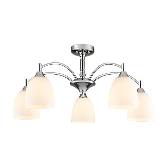 Emmy 5 light ceiling light in chrome finish