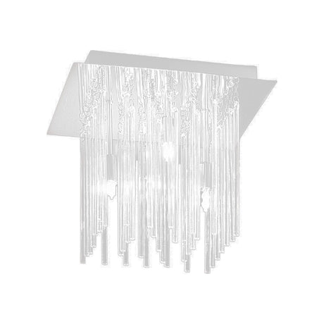 Carillon 4 light ceiling light in chrome finish