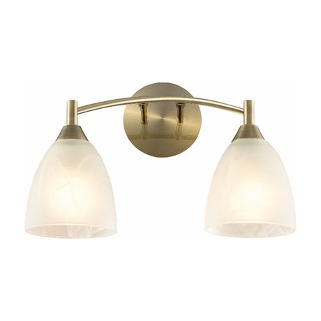 Emmy 2 light wall light in bronze finish