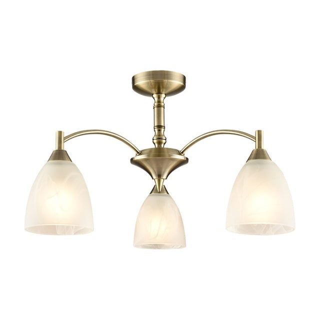 Emmy 3 light ceiling light in bronze finish