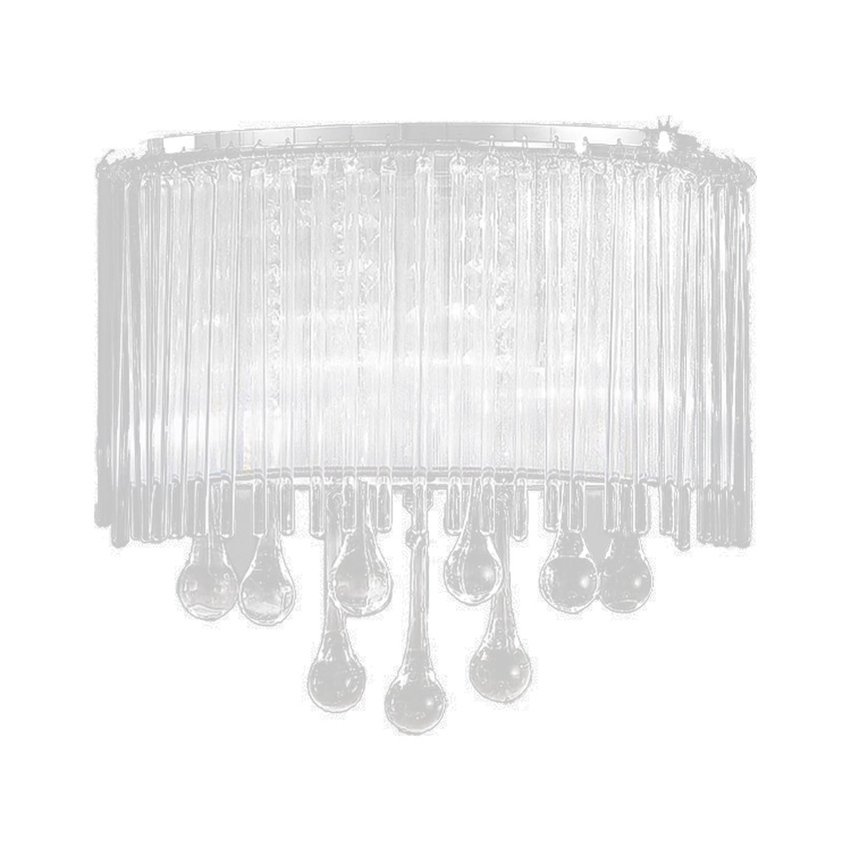 Spirit 2 light wall light in chrome finish