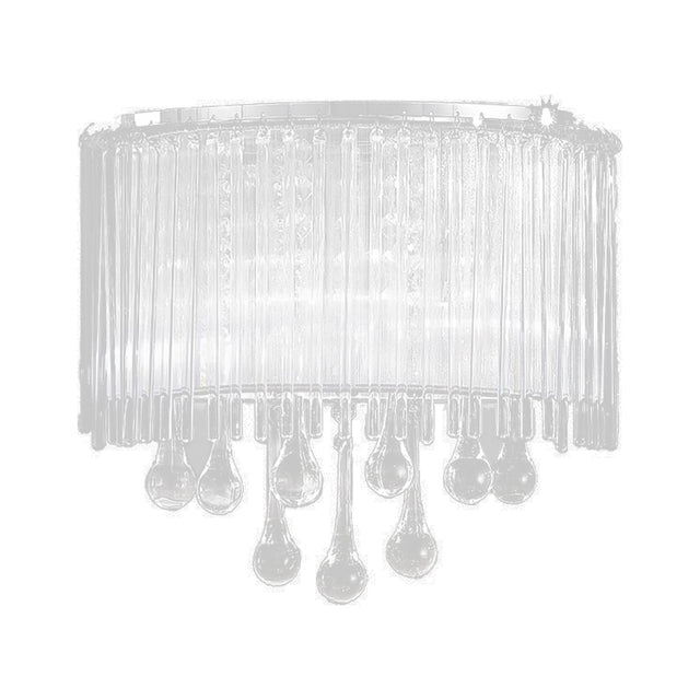 Spirit 2 light wall light in chrome finish