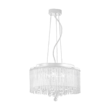 Spirit 6 light chandelier in chrome finish