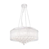 Spirit 8 light chandelier in chrome finish
