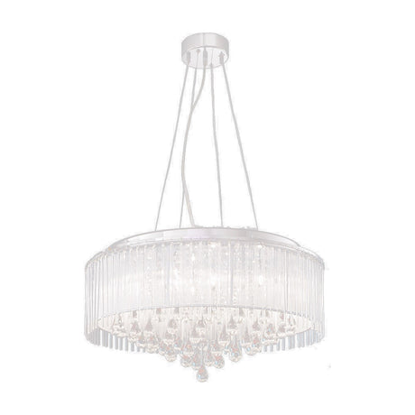 Spirit 8 light chandelier in chrome finish