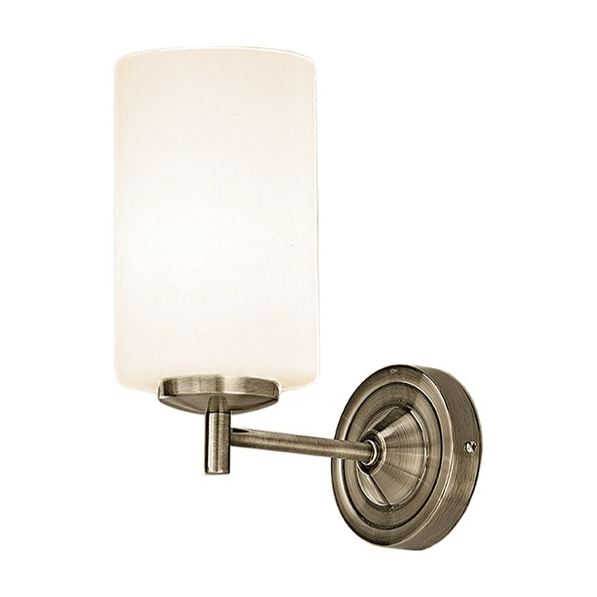 Decima wall light in bronze finish