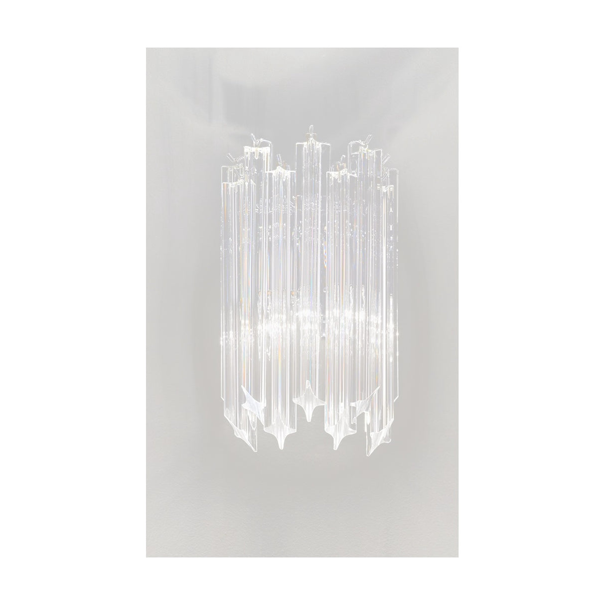 Valentina 2 light wall light in chrome finish