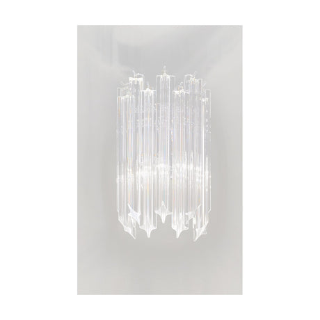 Valentina 2 light wall light in chrome finish