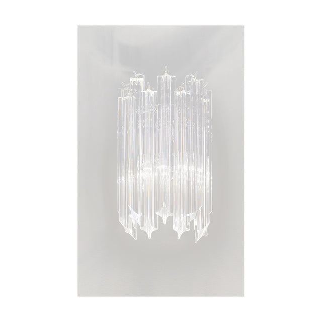Valentina 2 light wall light in chrome finish