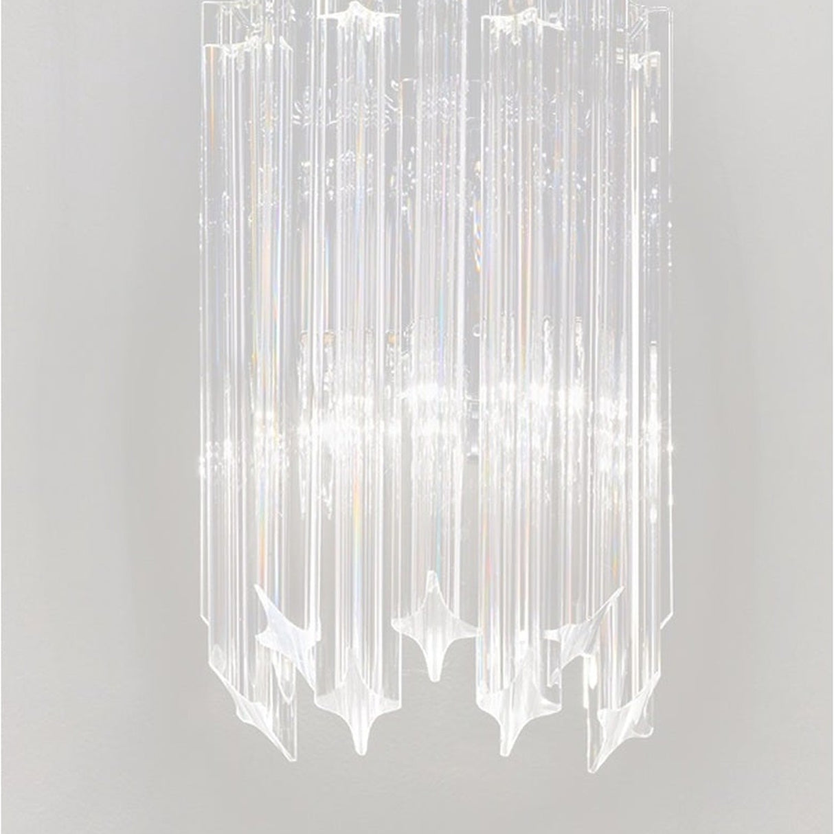 Valentina Chrome Crystal Glass Wall Light