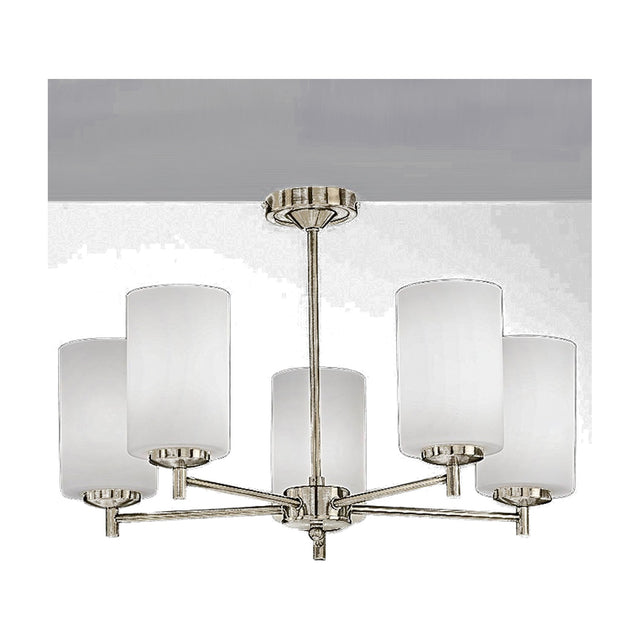 Decima 5 light ceiling light in bronze finish