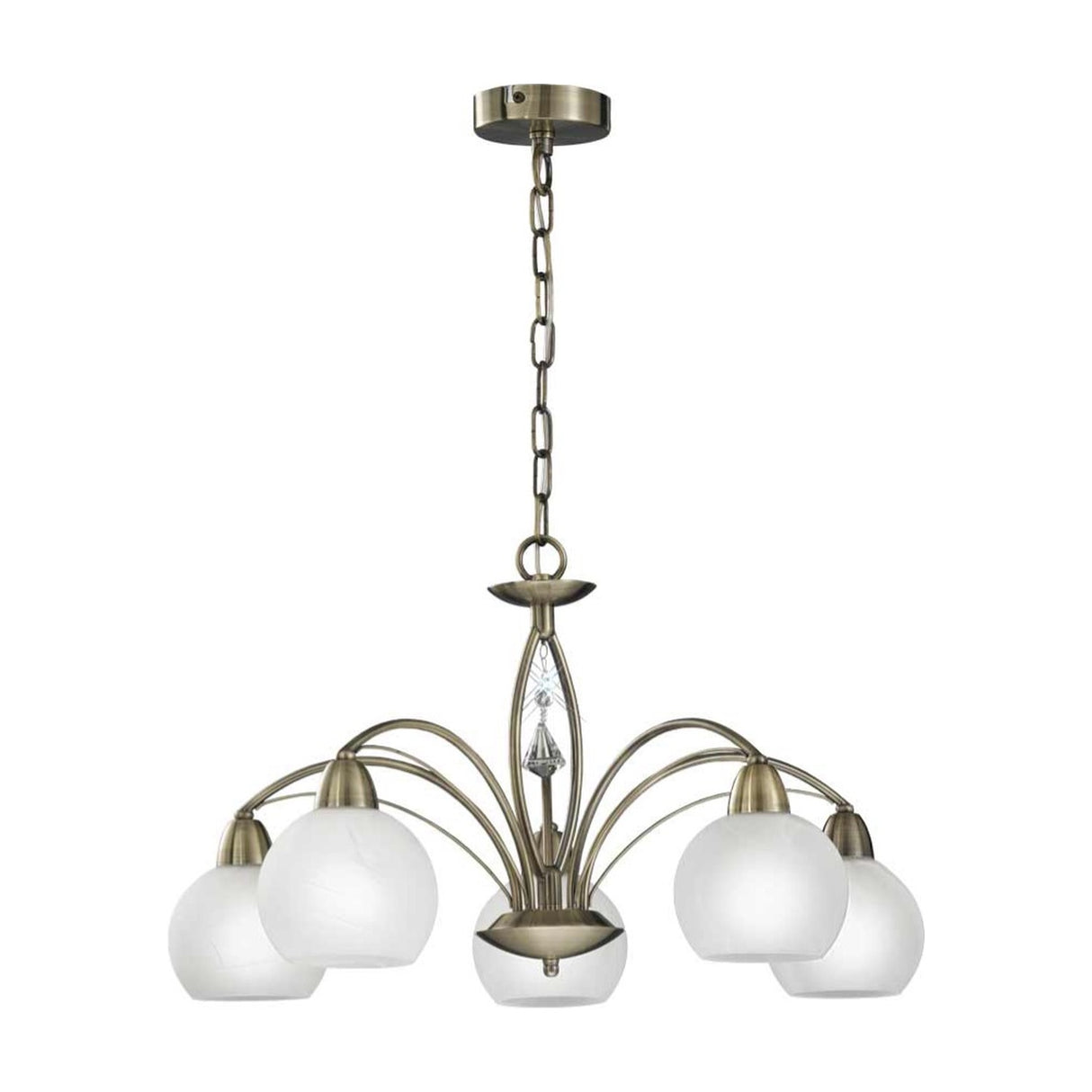 Thea 5 light ceiling light in bronze finish