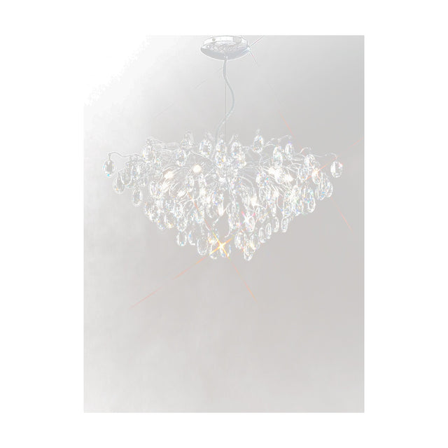 Wisteria 13 light chandelier in chrome finish
