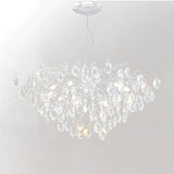 Wisteria Chrome Crystal Glass 13 Light Chandelier