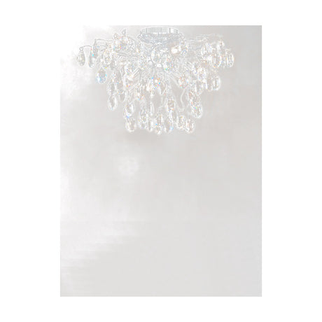 Wisteria 8 light ceiling light in chrome finish