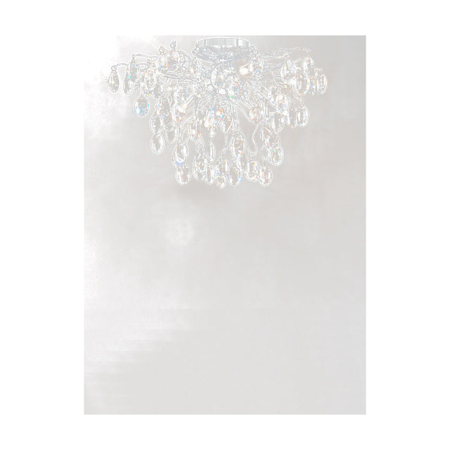 Wisteria 8 light ceiling light in chrome finish