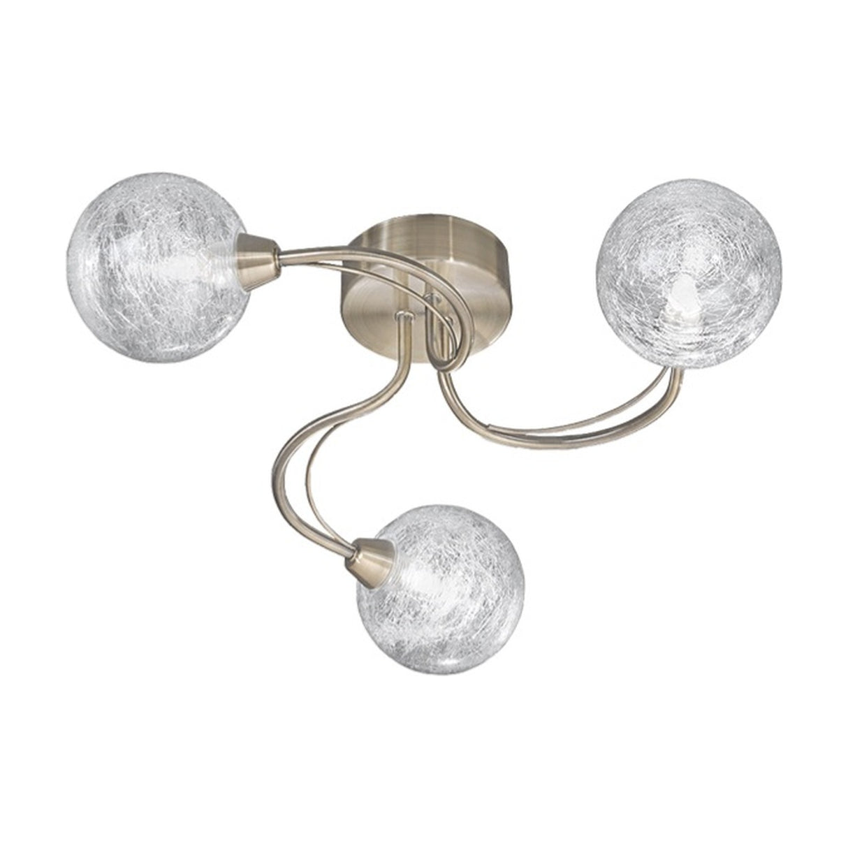 Gyro 3 light ceiling light in bronze finish