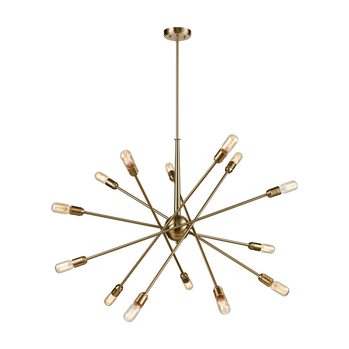Centrix 14 light chandelier in gold finish