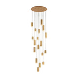 Cordelia 18 light chandelier in gold finish, alternative view