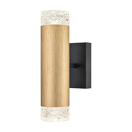 Cordelia 2 light wall light in gold and satin nickel finish, alternative view