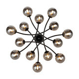 Prophecy 14 light ceiling light in black finish, alternative view