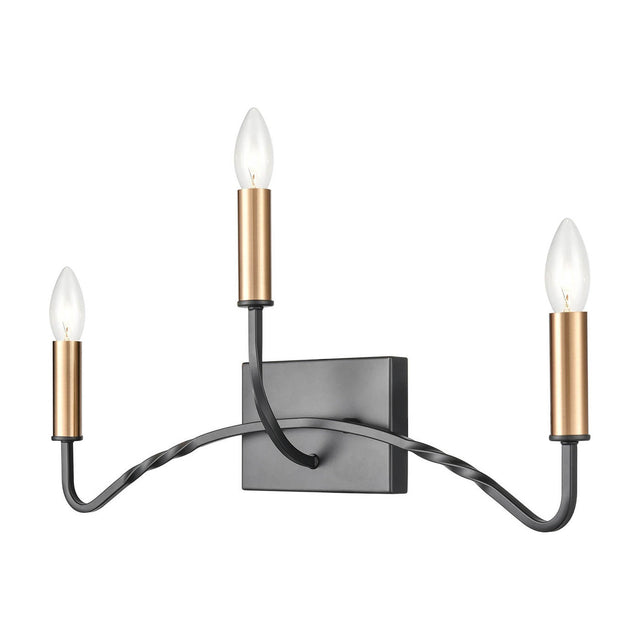 Kasteel 3 light wall light