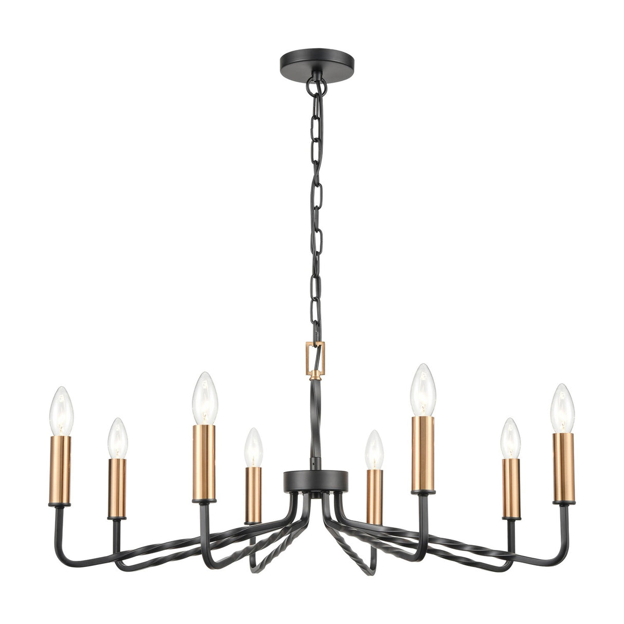 Kasteel 8 light chandelier