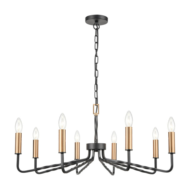 Kasteel 8 light chandelier