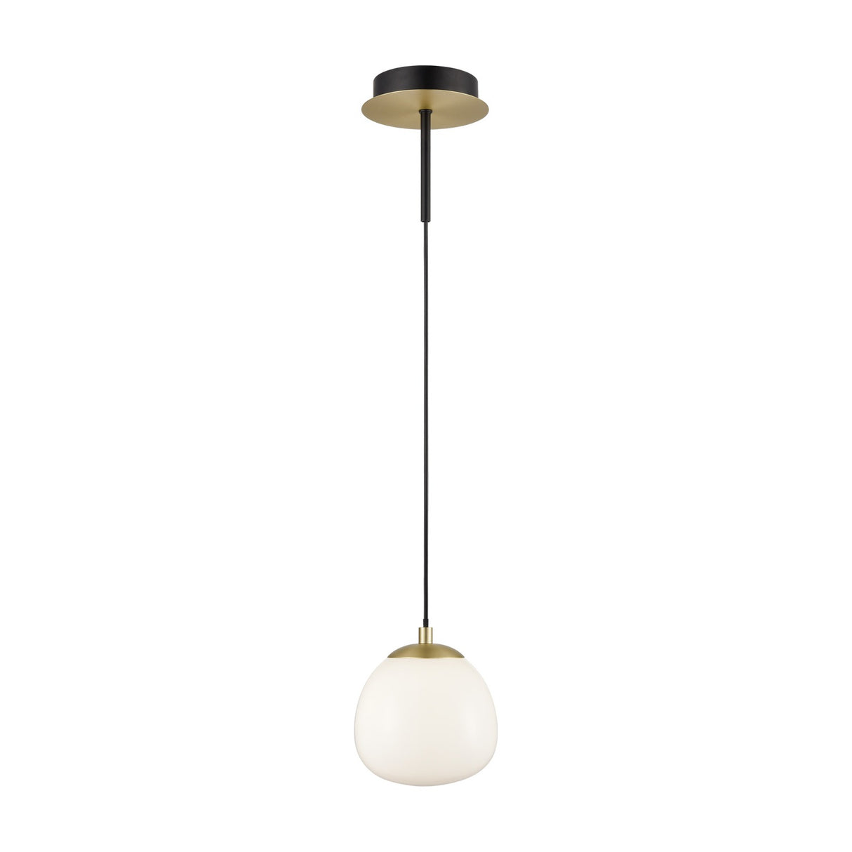 Vermeer ceiling light in black and gold finish, alternative view
