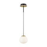 Vermeer ceiling light in black and gold finish, alternative view