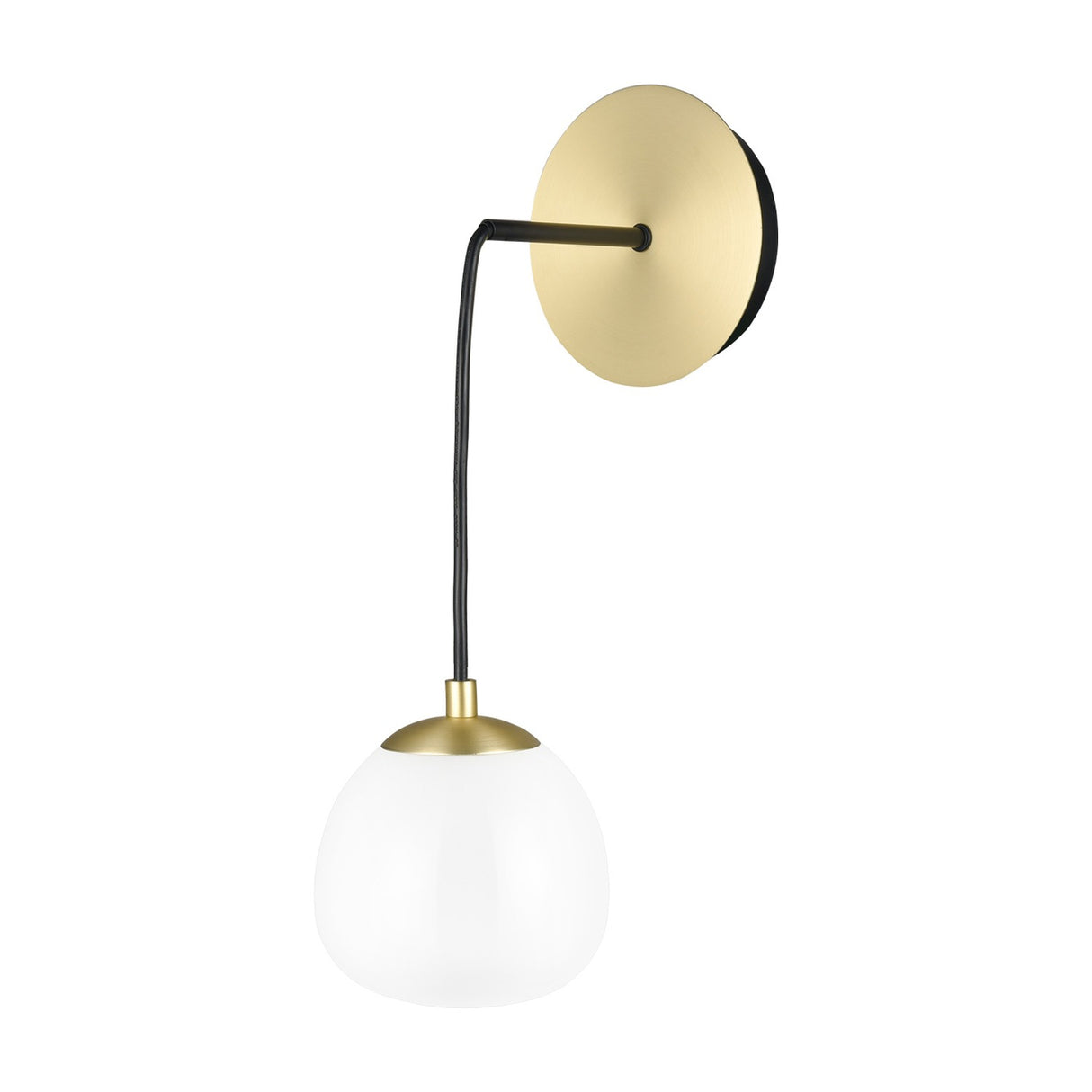 Vermeer ceiling light in black and gold finish, alternative view