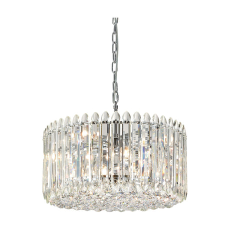 Diva 11 light chandelier in chrome finish