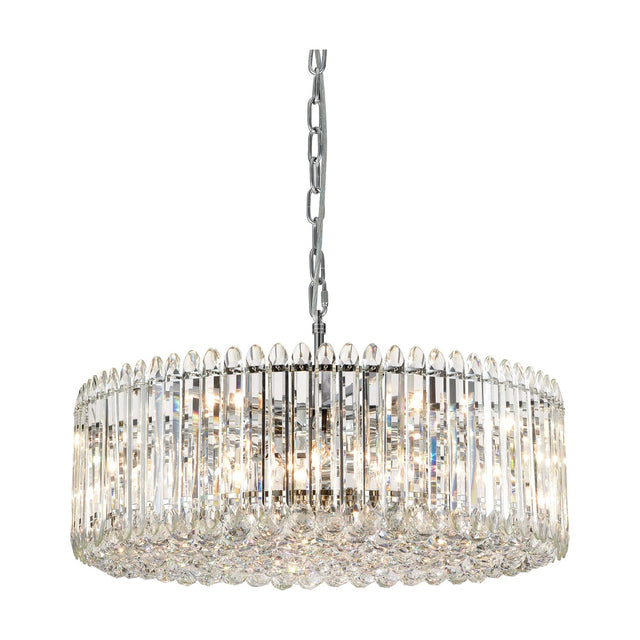 Diva 15 light chandelier in chrome finish