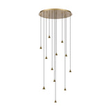 Galaxy 12 light chandelier, alternative view