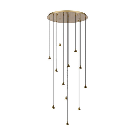 Galaxy 12 light chandelier, alternative view