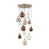 Galaxy 12 light chandelier, alternative view