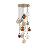 Perry 18 light chandelier in gold finish