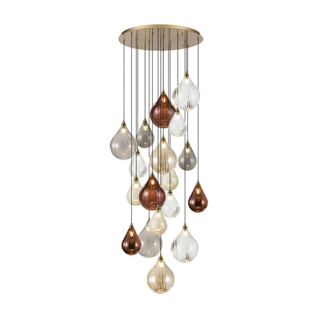 Perry 18 light chandelier in gold finish