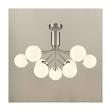 Cosmic 9 light ceiling light in satin nickel finish, alternative view