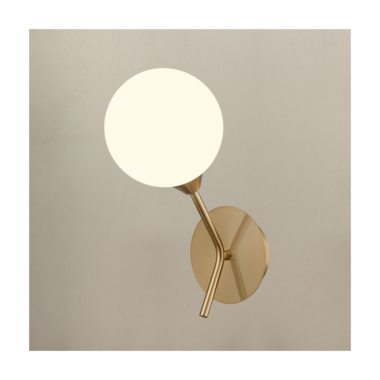 Cosmic wall light in gold finish, alternative view
