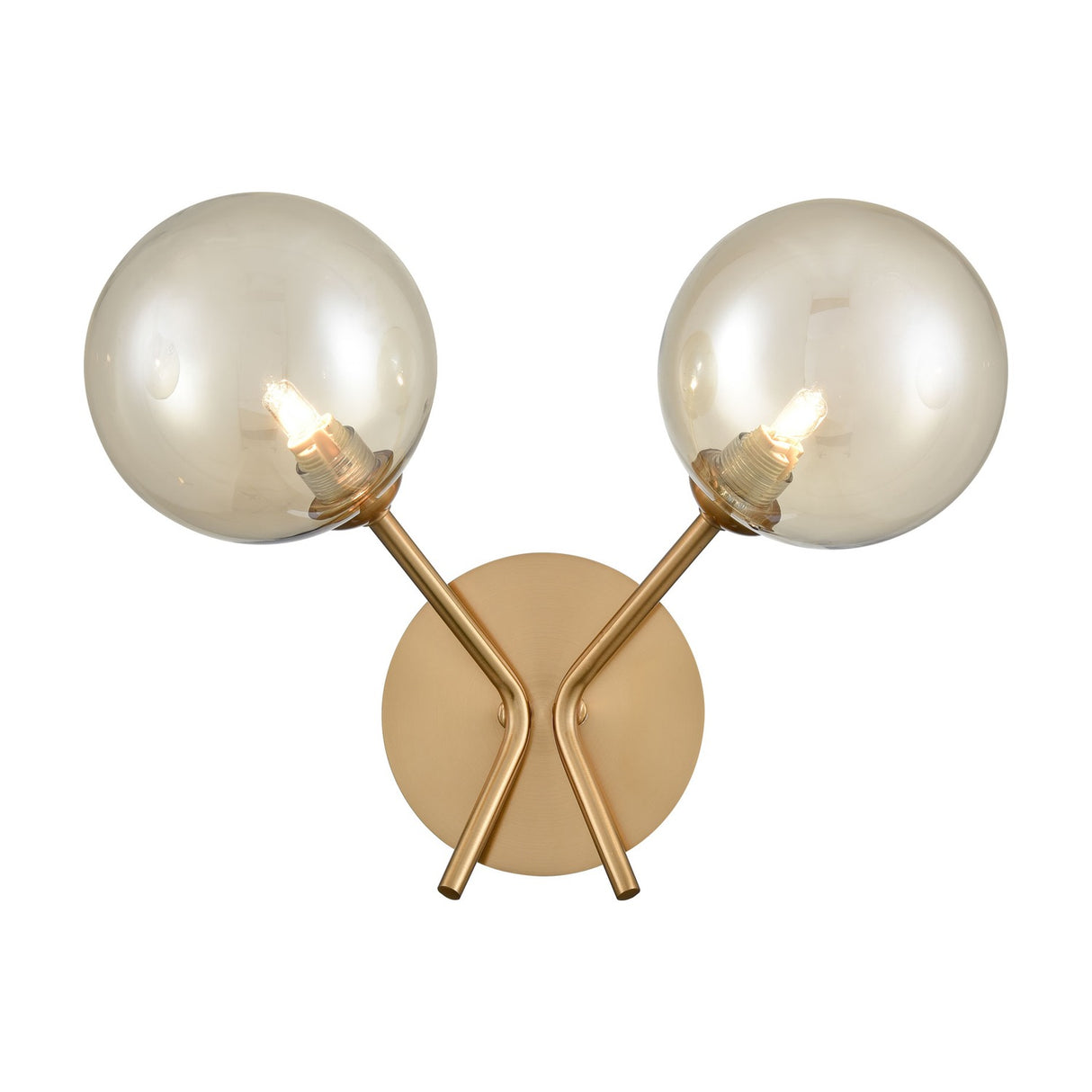 Cosmic 2 light wall light in gold finish