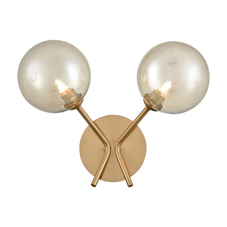 Cosmic 2 light wall light in gold finish