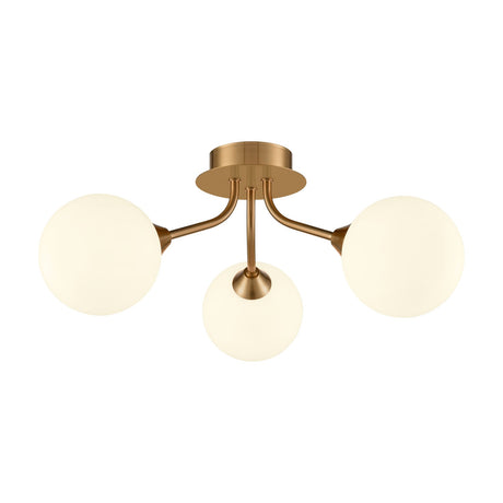 Cosmic 3 light ceiling light in gold finish