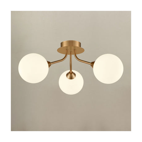 Cosmic 3 light ceiling light in gold finish, alternative view