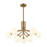 Cosmic 9 light ceiling light in gold finish